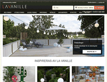 Tablet Screenshot of lavanille.com